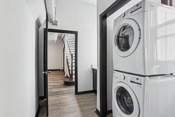 Stacked washer dryer